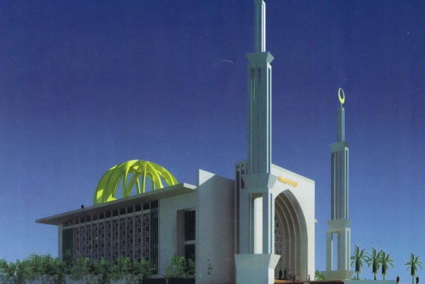 Desain Masjid Islamic Center UAD Yogyakarta