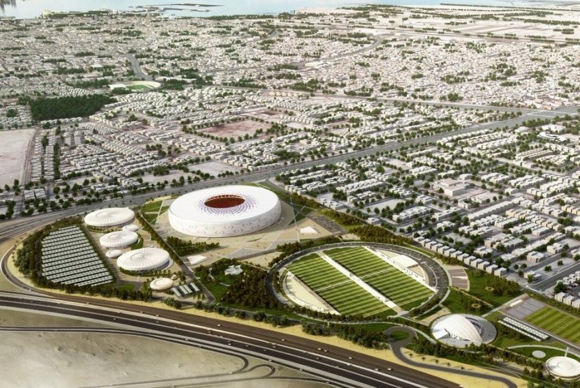 Desain Stadion Al Thumama.