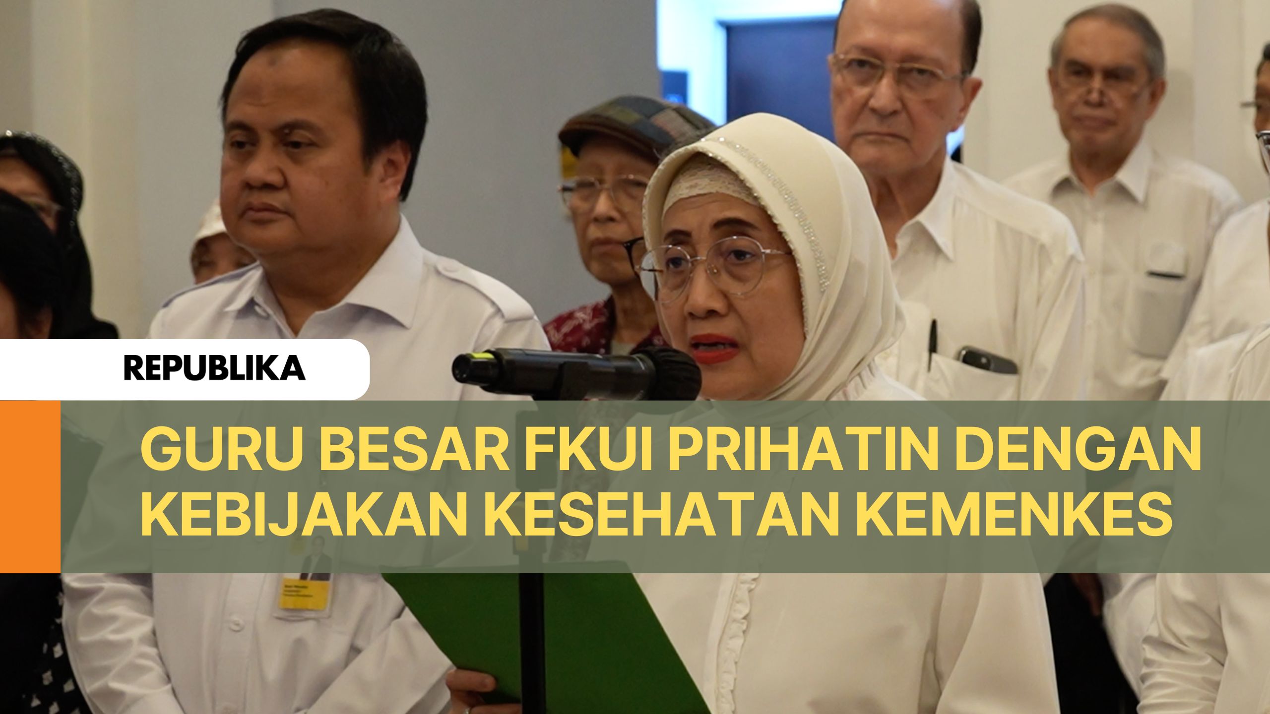 Dewan Guru Besar (DGB) Fakultas Kedokteran Universitas Indonesia (FKUI) menunjukkan keprihatinan yang mendalam atas situasi Pendidikan dan pelayanan Kesehatan Indonesia yang dinilai semakin terpuruk.