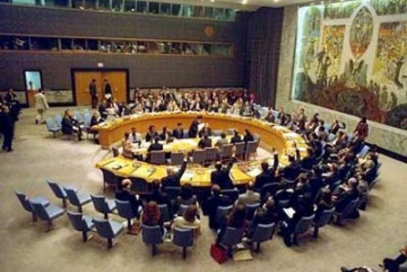Dewan Keamanan PBB sedang bersidang (ilustrasi).