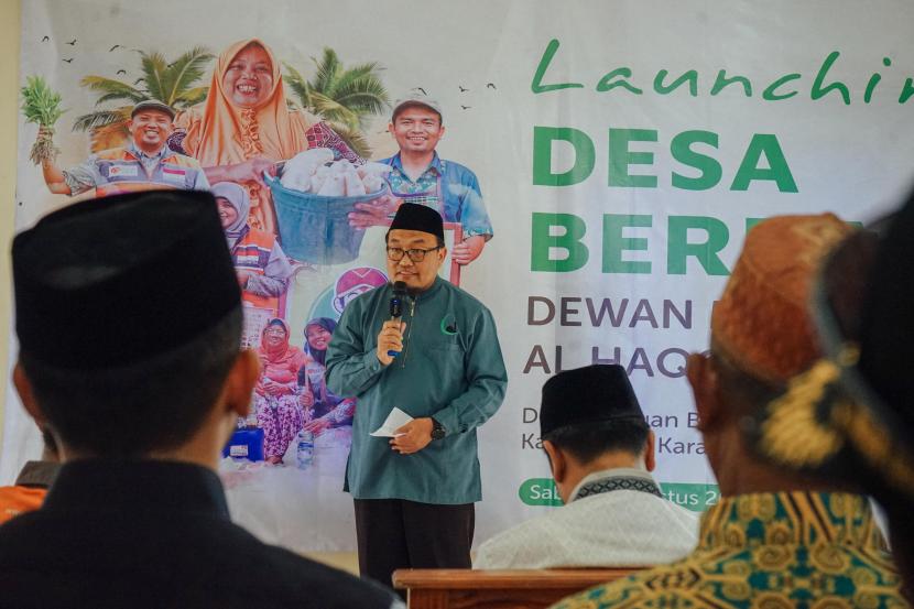 Dewan Masjid Al Haqqul Mubiin berkolaborasi dengan Rumah Zakat meluncurkan program Desa Berdaya di Desa Dawuan Barat, Kecamatan Cikampek, Kabupaten Karawang.