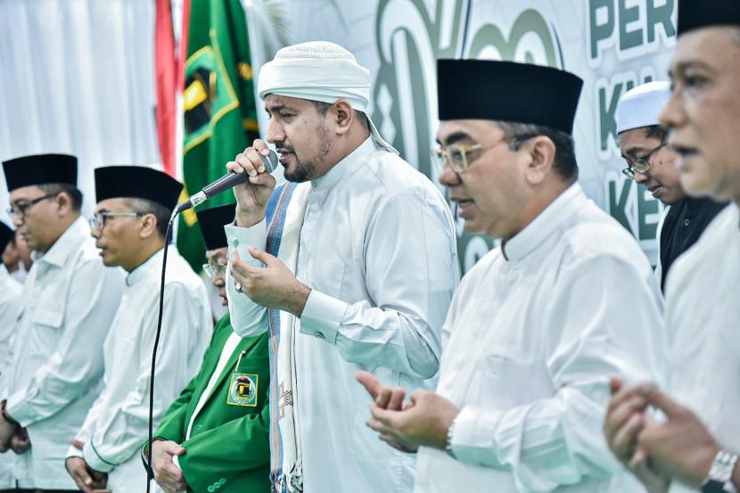 Dewan Pimpinan Pusat (DPP) Partai Persatuan Pembangunan (PPP) menggelar peringatan haul KH Maimoen Zubair atau Mbah Moen ke-5 di Kantor DPP PPP, Menteng, Jakarta Pusat.