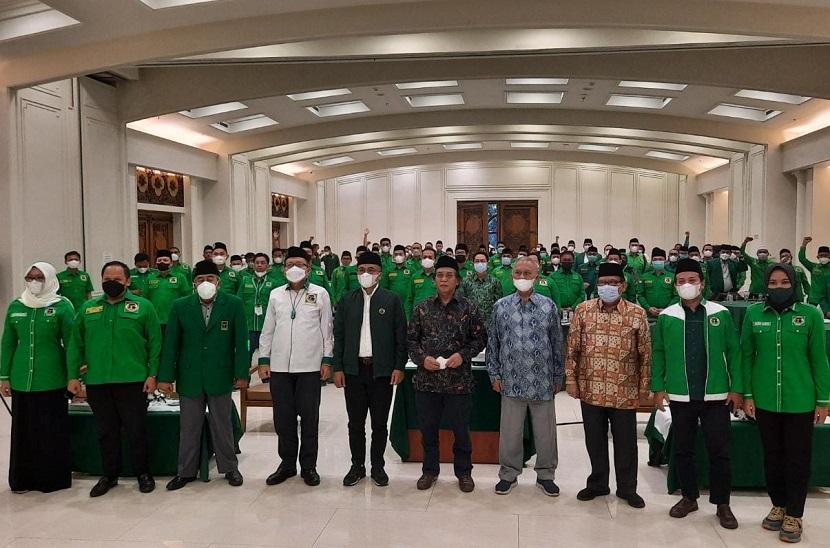 Dewan Pimpinan Pusat Partai Persatuan Pembangunan (DPP PPP) kembali mengadakan Sekolah Politik di Kota Bogor, Jumat (4/2/2022).