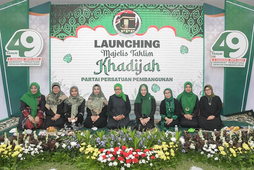 Dewan Pimpinan Pusat Partai Persatuan Pembangunan (DPP PPP) melakukan launching Majelis Taklim Khadijah tepat di Hari Lahir (Harlah) PPP yang ke-49 pada Rabu (5/1/2022).