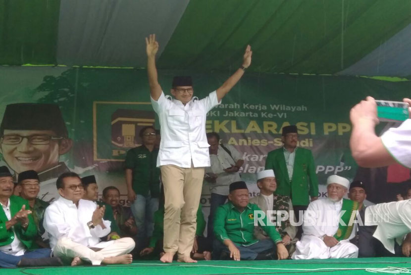 Dewan Pimpinan Wilayah Partai Persatuan Pembangunan (DPW PPP) DKI Jakarta pimpinan Abraham Lunggana alias Lulung resmi mendeklarasikan dukungan untuk pasangan Anies Baswedan-Sandiaga Uno di putaran kedua Pilkada DKI, Ahad (12/3).