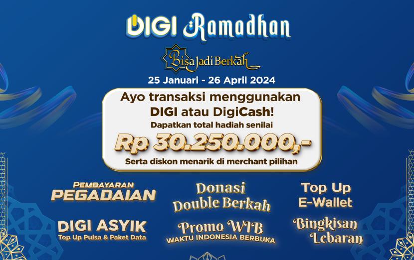 Di bulan Ramadan, bank bjb menggulirkan DIGI Ramadan yang merupakan bagian dari program ramadan #bjbKurma.