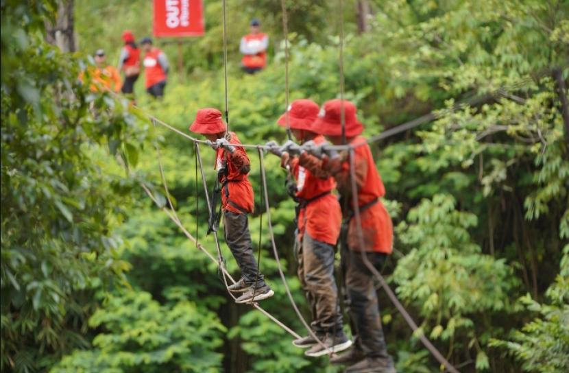 di Zone 235 Outdoor Training Center, Cikole, Lembang, Bandung. Kegiatan itu digelar sejak Rabu (10/1/2024) 