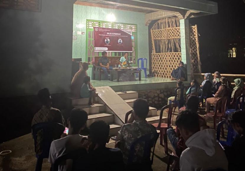 dialog kepemudaan di Desa Mattiro Walie, Kecamatan Libureng, Kabupaten Bone, Sulawesi Selatan pada Kamis (16/3/2023)