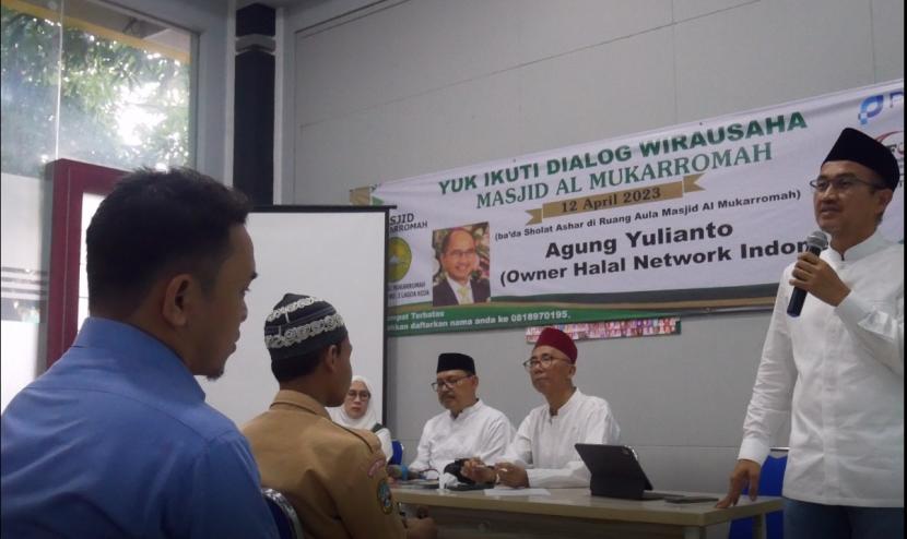 Dialog kewirausahaan di Pekan Ramadhan, di Koja, Jakarta Utara, (12/4/2023).