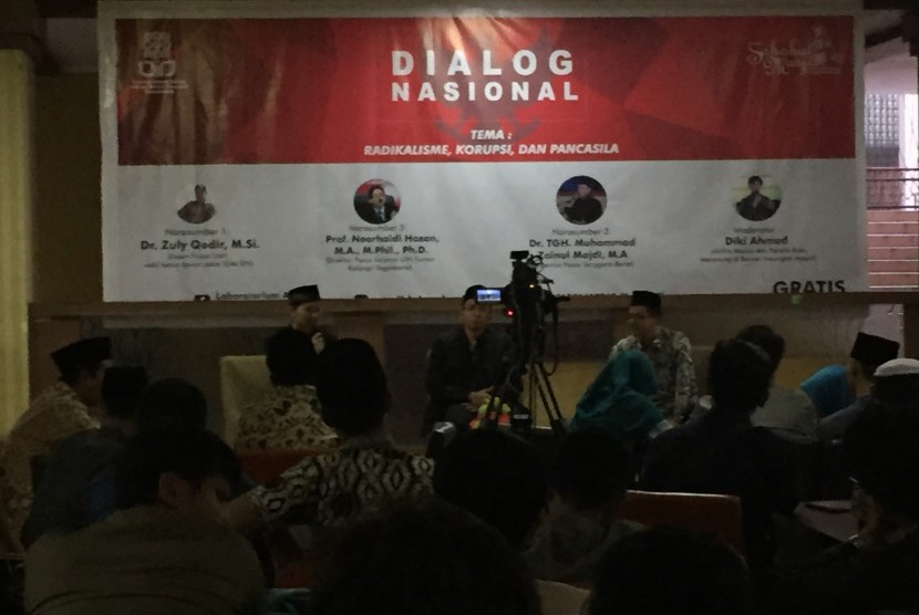 Dialog Nasional dengan tema ‘Radikalisme, Korupsi, dan Pancasila’.