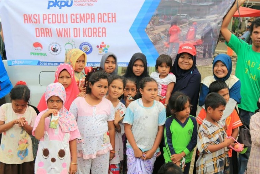 Diaspora Korea Selatan ikut menyumbang untuk korban gempa Aceh melalui PKPU.