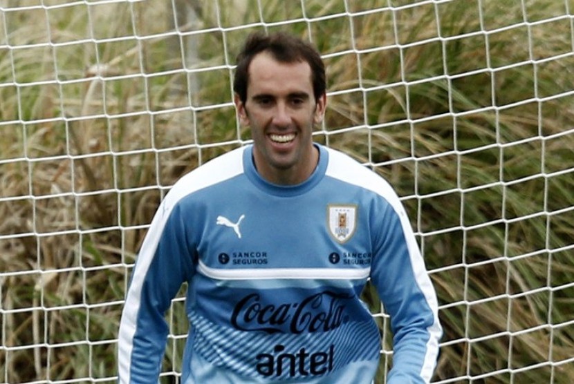Pemain Inter Milan asal Uruguay, Diego Godin.