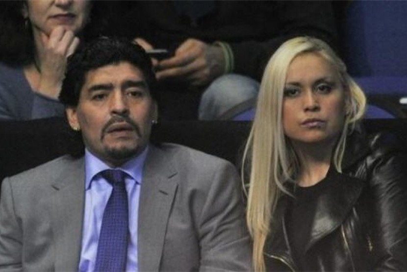 Diego Maradona dan Victoria Ojeda