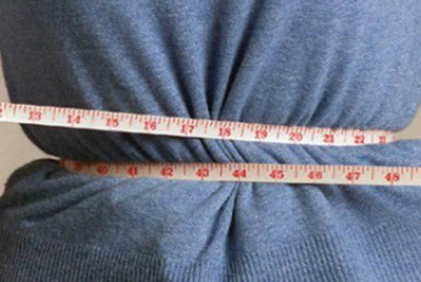 Masalah utama dari lingkar perut yang besar adalah penumpukan lemak viseral (Foto: ilustrasi lingkar perut)