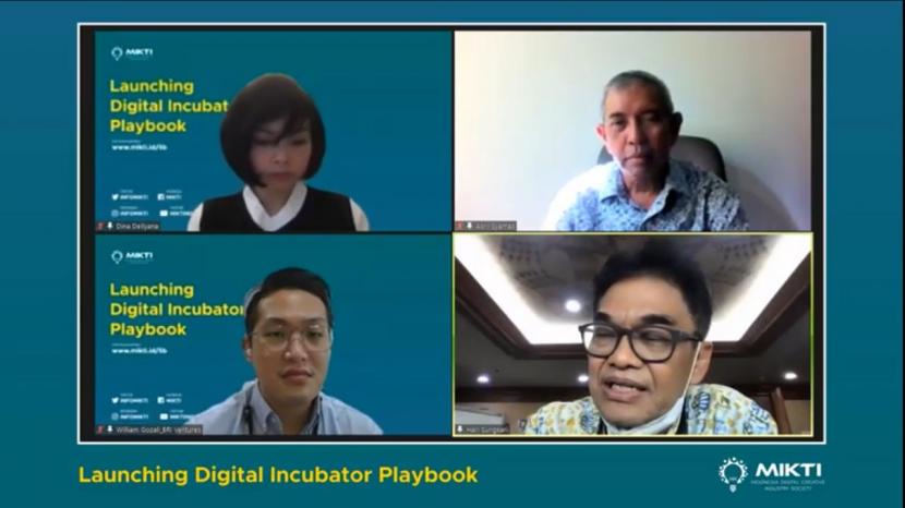 Digital Incubator Playbook diluncurkan seacara resmi oleh Menristek RI Bambang P S Brojonegoro, secara virtual, Selasa petang (1/12).