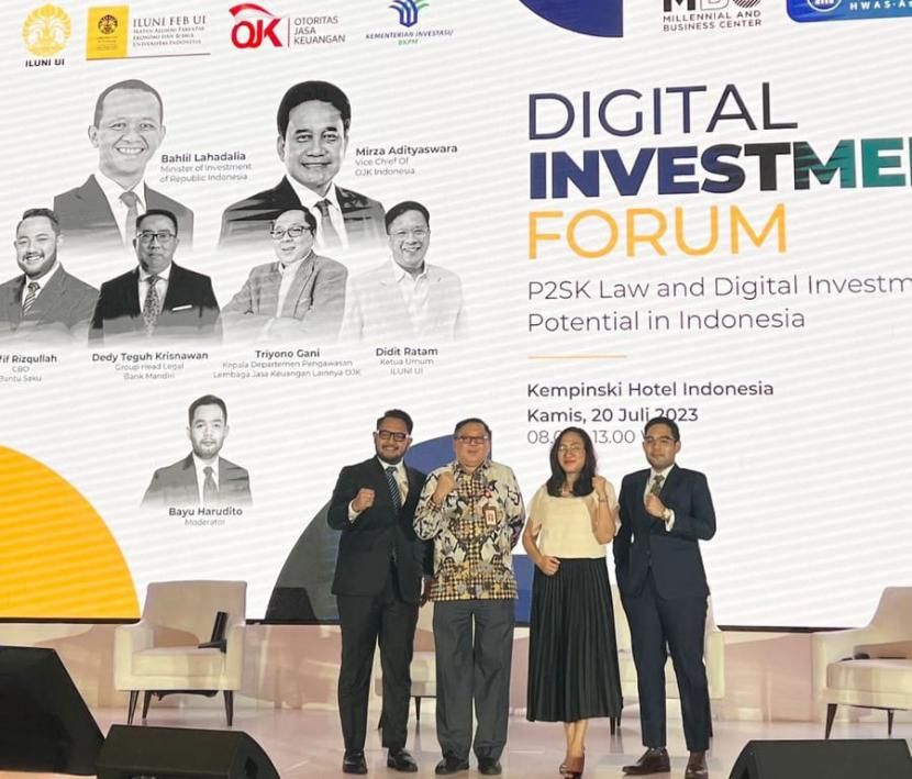 Digital Investment Forum menjadi wadah mempertemukan para pakar industri, inovator, regulator, serta akademisi untuk berbagi pengalaman.