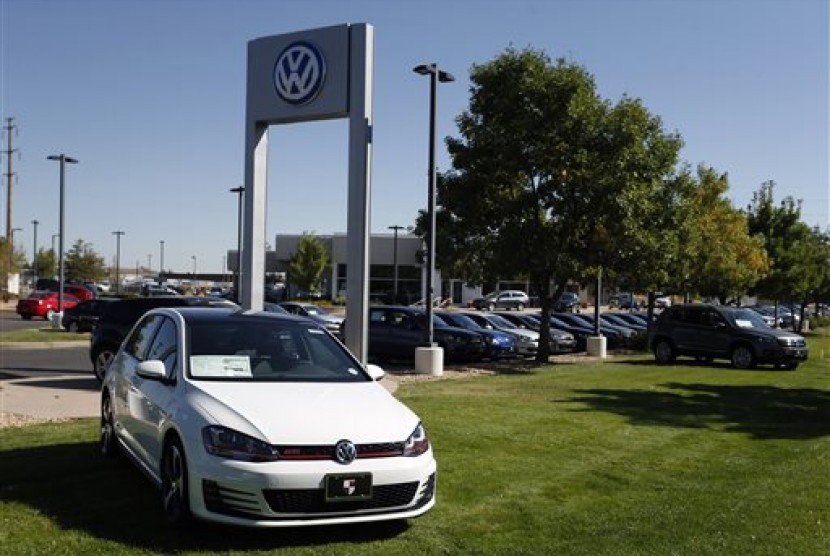 Diler mobil Volkswagen di Colorado, Amerika Serikat. ilustrasi