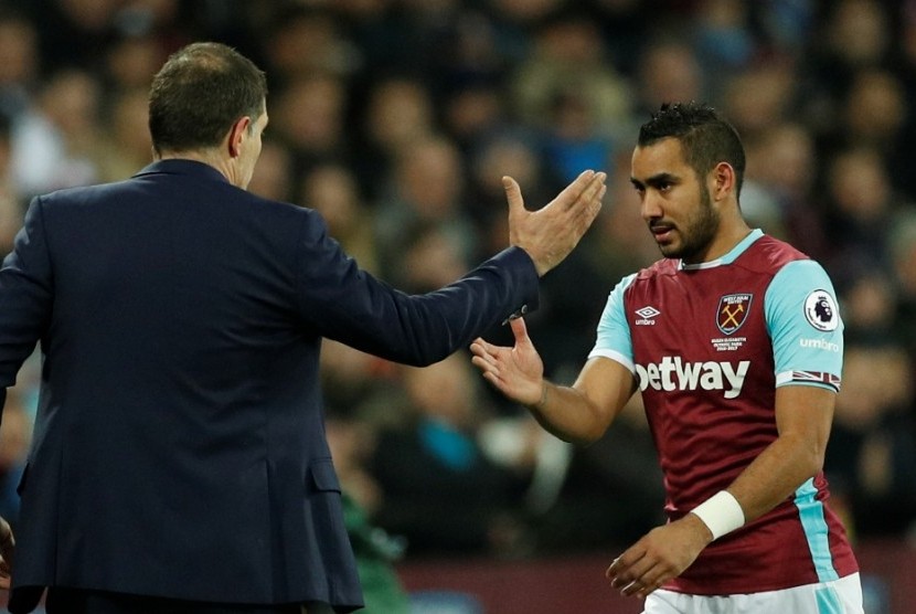 Dimitri Payet (kanan) bersama Slaven Bilic