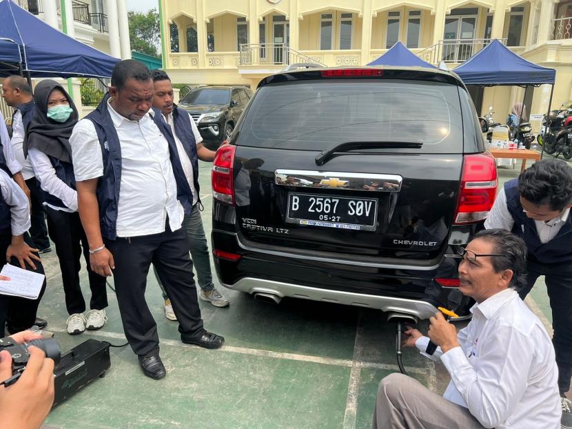 Dinas Lingkungan Hidup DKI Jakarta bersama PT Rizqi Putra Pratama (RPP) menggelar pelatihan bagi calon teknisi uji emisi, Rabu (3/8/2022). 