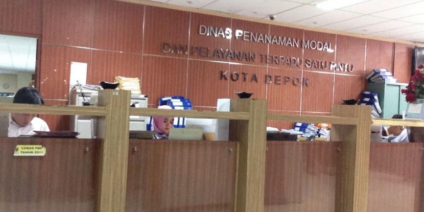 Dinas Penanaman Modal dan Pelayanan Terpadu Satu Pintu (DPMPTSP) Kota Depok.