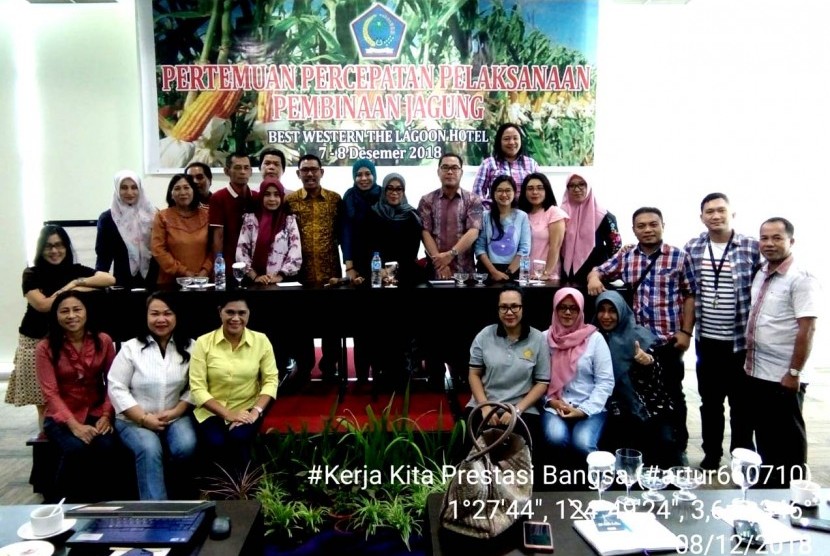 Dinas Pertanian dan Peternakan provinsi Sulawesi Utara memberi penyuluhan petugas data dan mantri tani dalam rangka percepatan luas tambah tanam (LTT) Jagung di Sulawesi utara.