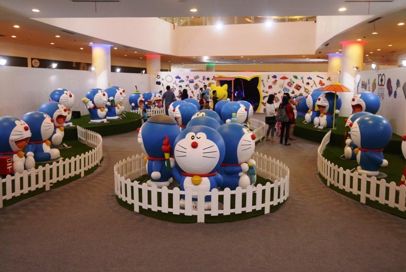 Diorama Doraemon di 100 Doraemon Secret Gadget