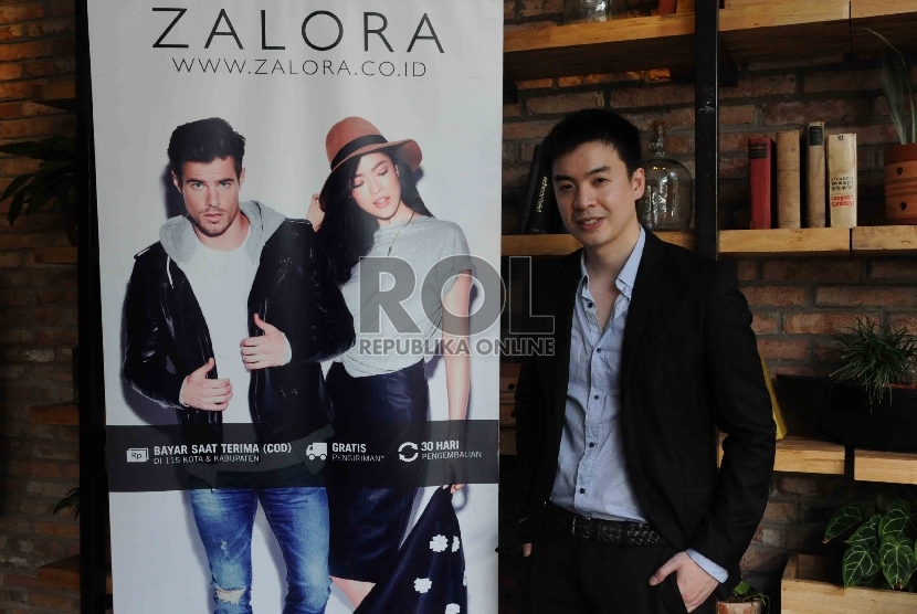 Director ZALORA Indonesia, Anthony Fung saat peluncuran 12.12 On Line Fever di Jakarta, Selasa (10/11).
