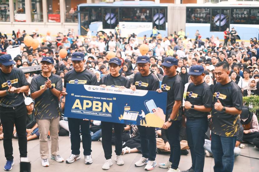 Direktorat Jenderal Pajak bekerja sama dengan PT Bank Negara Indonesia (Persero) Tbk atau BNI menyelenggarakan Kampanye Simpatik perpajakan Spectaxcular 2023.