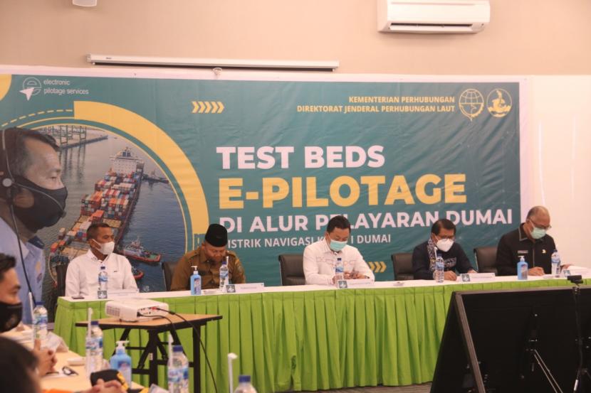 Direktorat Jenderal Perhubungan Laut melalui Direktorat Kenavigasian kembali melakukan uji coba/Test Bed tahap II penerapan Electronic Pilotage (E-Pilotage) service di perairan Indonesia. 