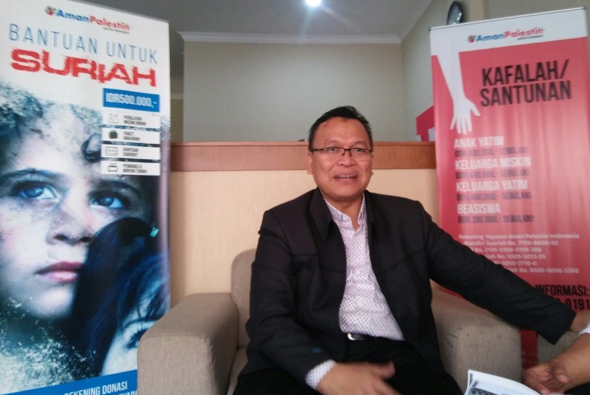 Direktur Aman Palestin Indonesia Miftahuddin Kamil, BA, MA.