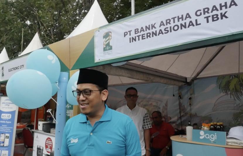 Direktur Bank Artha Graha Internasional Indrastomo Nugroho turut hadir dan mendukung resepsi harlah satu abad NU.