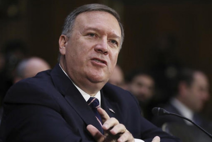 Mike Pompeo menjadi calon Menteri Luar Negeri yang dipilih Presiden Donald Trump..