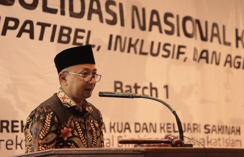 Direktur Bina KUA dan Keluarga Sakinah Kementerian Agama (Kemenag) Cecep Khairul Anwar.