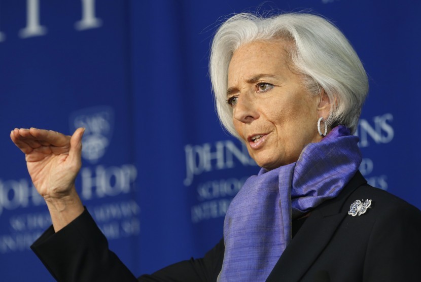 Direktur Dana Moneter Internasional (IMF) Christine Lagarde.