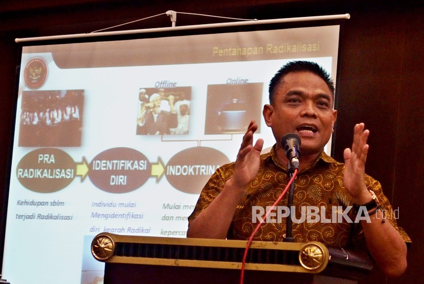 Direktur Deradikalisasi Badan Nasional Penaggulangan Terorisme (BNPT) Irfan Idris 