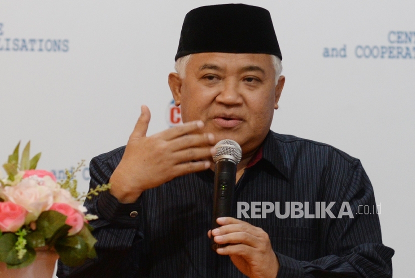 Chairman of the Advisory Board of Indonesian Council of Ulama (MUI) Din Syamsuddin