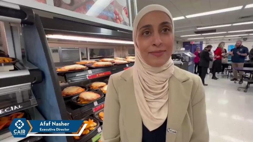 Direktur Eksekutif Dewan Hubungan Amerika-Islam New York (CAIR-NY) Afaf Nasher. New York City Tawarkan Makanan Halal di Kafetaria Sekolah