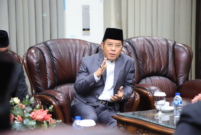 Direktur Jenderal Bimbingan Masyarakat Islam, Kementerian Agama, Kamaruddin Amin, di Jakarta, Kamis (13/4/2023).