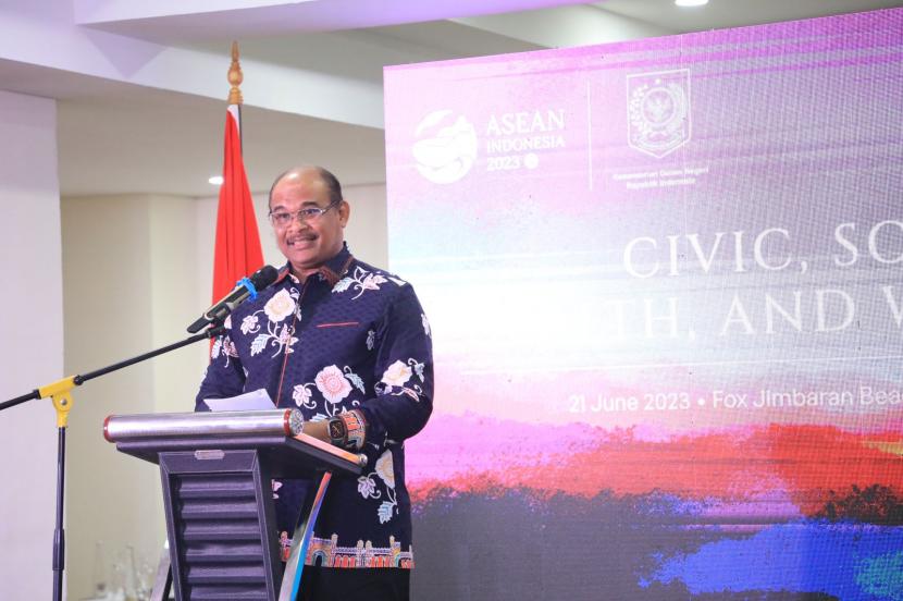 Direktur Jenderal Bina Administrasi Kewilayahan  sekaligus _National Representative_ (NR) ASCN Indonesia, Safrizal ZA. 
