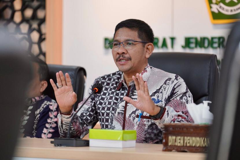 Direktur Jenderal Pendidikan Islam, Abu Rokhmad.