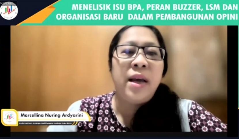 Direktur Kebijakan Persaingan Komisi Pengawas Persaingan Usaha (KPPU) Marcellina Nuring Ardyarini