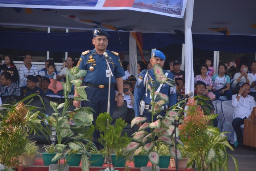 Direktur KPLP Ahmad menjadi Inspektur upacara. 
