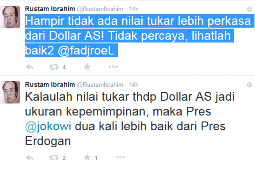 Direktur LP3ES Rustam Ibrahim membandingkan kinerja Jokowi dan Erdogan.