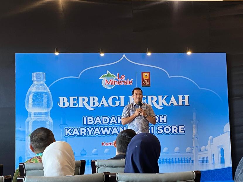 Direktur Marketing Le Minerale Febri Satria Hutama