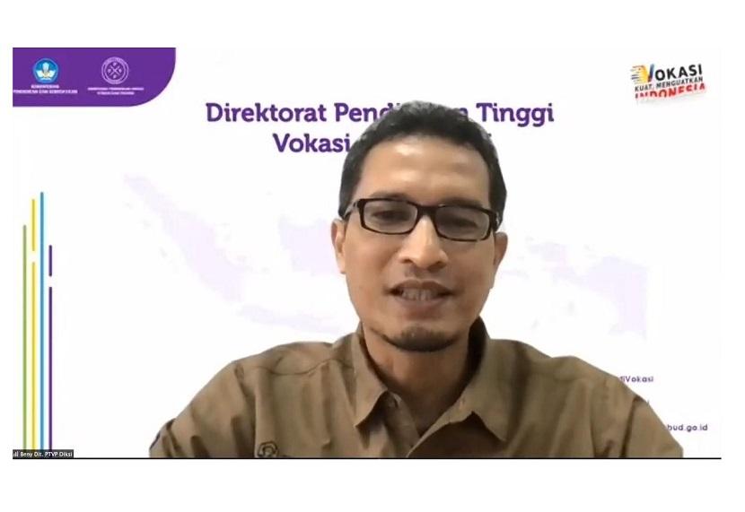 Direktur Pendidikan Tinggi Vokasi dan Profesi Kemendikbud Beny Bandanadjaya.