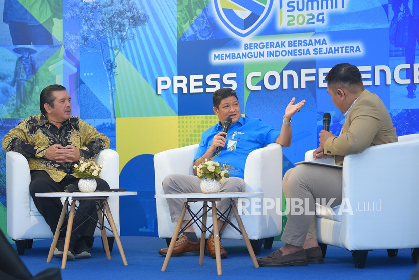 Direktur Perencanaan Strategis dan TI BPJS Ketenagakerjaan, Zainudin dalam gelaran Road to Social Security Summit di Jakarta, Senin (18/11/2024)