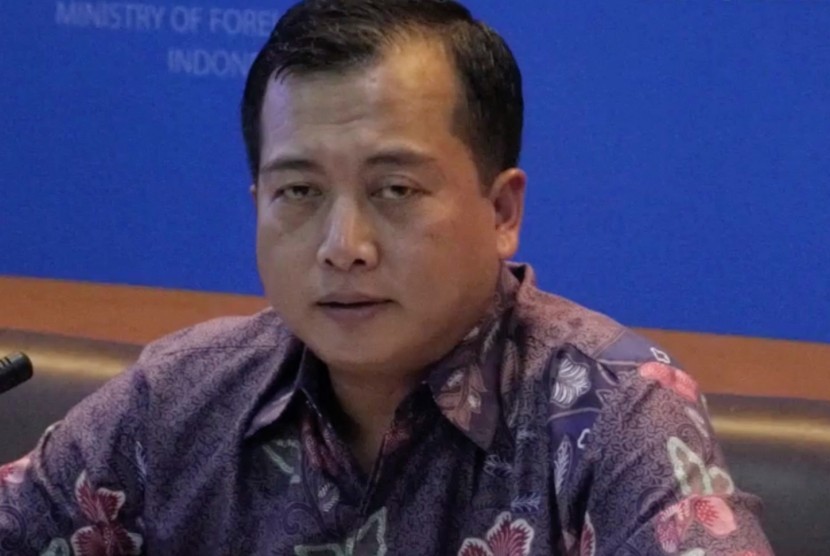 Direktur Perlindungan WNI dan Bantuan Hukum Indonesia Kementerian Luar Negeri Lalu Muhammad Iqbal 