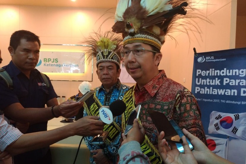 Direktur Perluasan Kepesertaan dan Hubungan Antar Lembaga BPJS Ketenagakerjaan, E Ilyas Lubis.