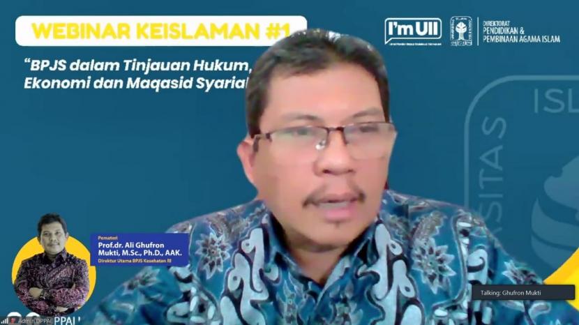 Direktur Utama BPJS Kesehatan, Ghufron Mukti, menyebut bahwa penyelenggaraan Program JKN-KIS sudah sesuai dengan konsep syariah yaitu Ta’awun yang berarti gotong royong. 