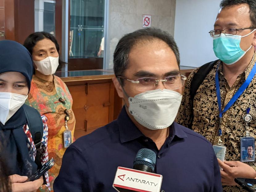 Direktur Utama (Dirut) PT Biofarma Honesti Basyir di Gedung Nusantara I, Kompleks Parlemen, Jakarta, Rabu (12/1).
